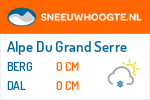 Sneeuwhoogte Alpe Du Grand Serre